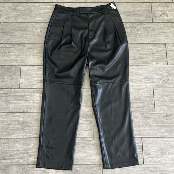 Rails Jo Vegan Leather Black Pants New! - Picture 5 of 12